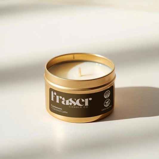 Cardamom + Coconut Latte - Soy Wax Candle