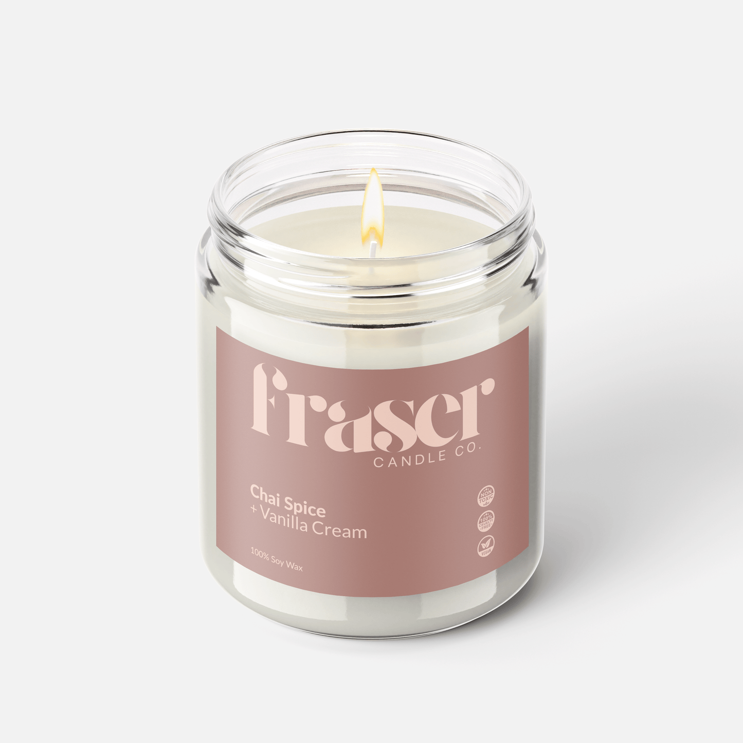 Chai Spice + Vanilla Cream - Soy Wax Candle