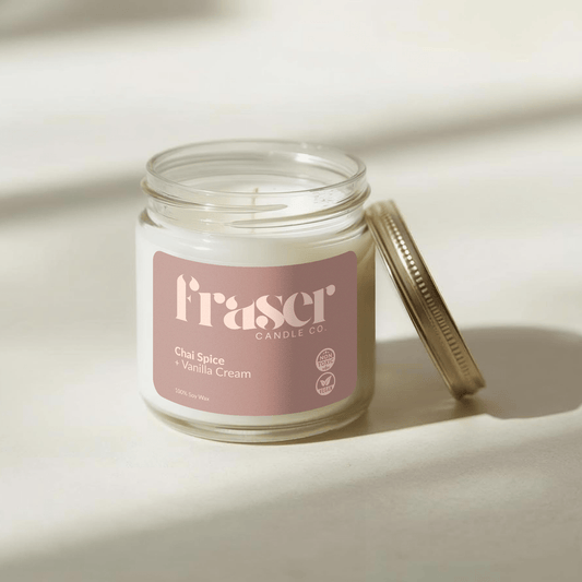 Chai Spice + Vanilla Cream - Soy Wax Candle