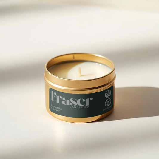 Citrus Peel + Juniper - Soy Wax Candle