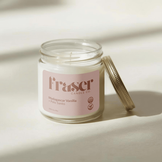 Madagascar Vanilla + Palo Santo - Soy Wax Candle
