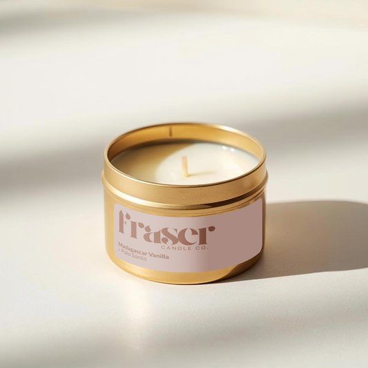 Madagascar Vanilla + Palo Santo - Soy Wax Candle