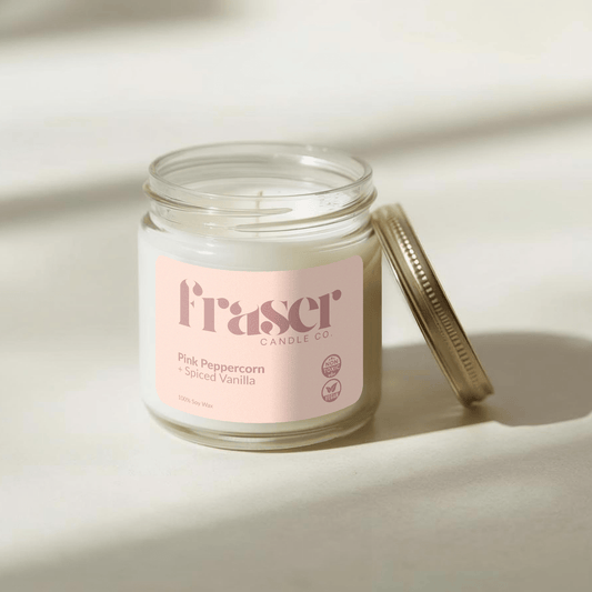 Pink Peppercorn + Spiced Vanilla - Soy Wax Candle (Slesse)