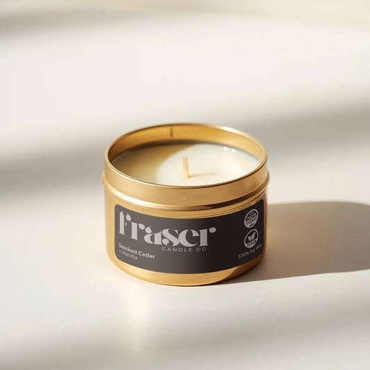 Smoked Cedar + Vanilla - Soy Wax Candle