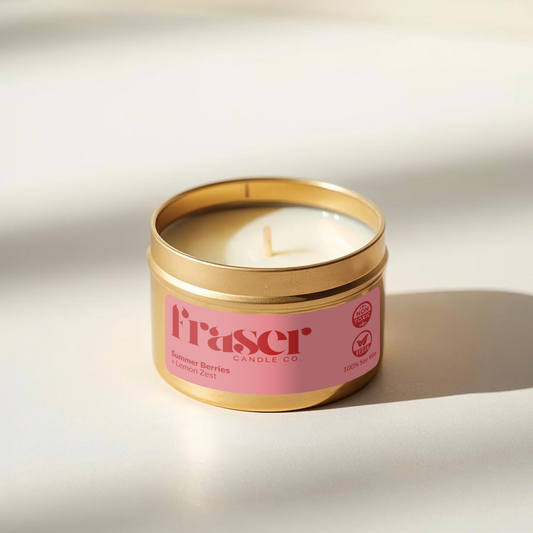 Summer Berries + Lemon Zest - Soy Wax Candle