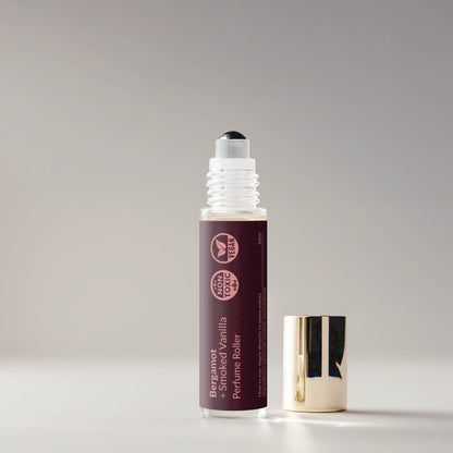 Bergamot + Smoked Vanilla Perfume Roller