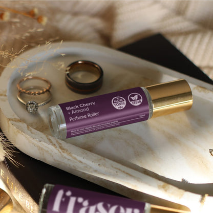 Black Cherry + Almond Perfume Roller (No. 18)