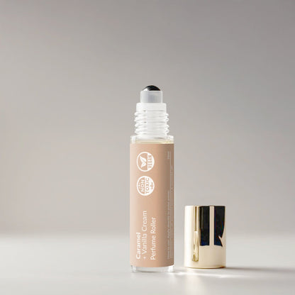 Caramel + Vanilla Cream Perfume Roller