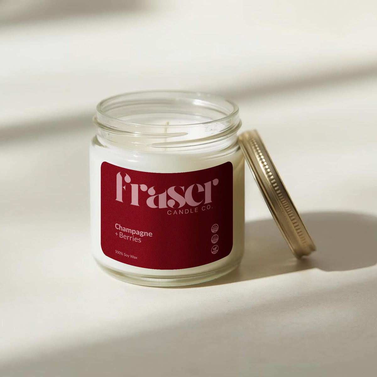 Champagne + Berries - Soy Wax Candle (Brunch, Please)