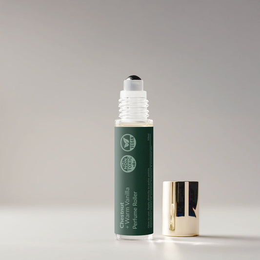 Chestnut + Warm Vanilla Perfume Roller (No. 19)