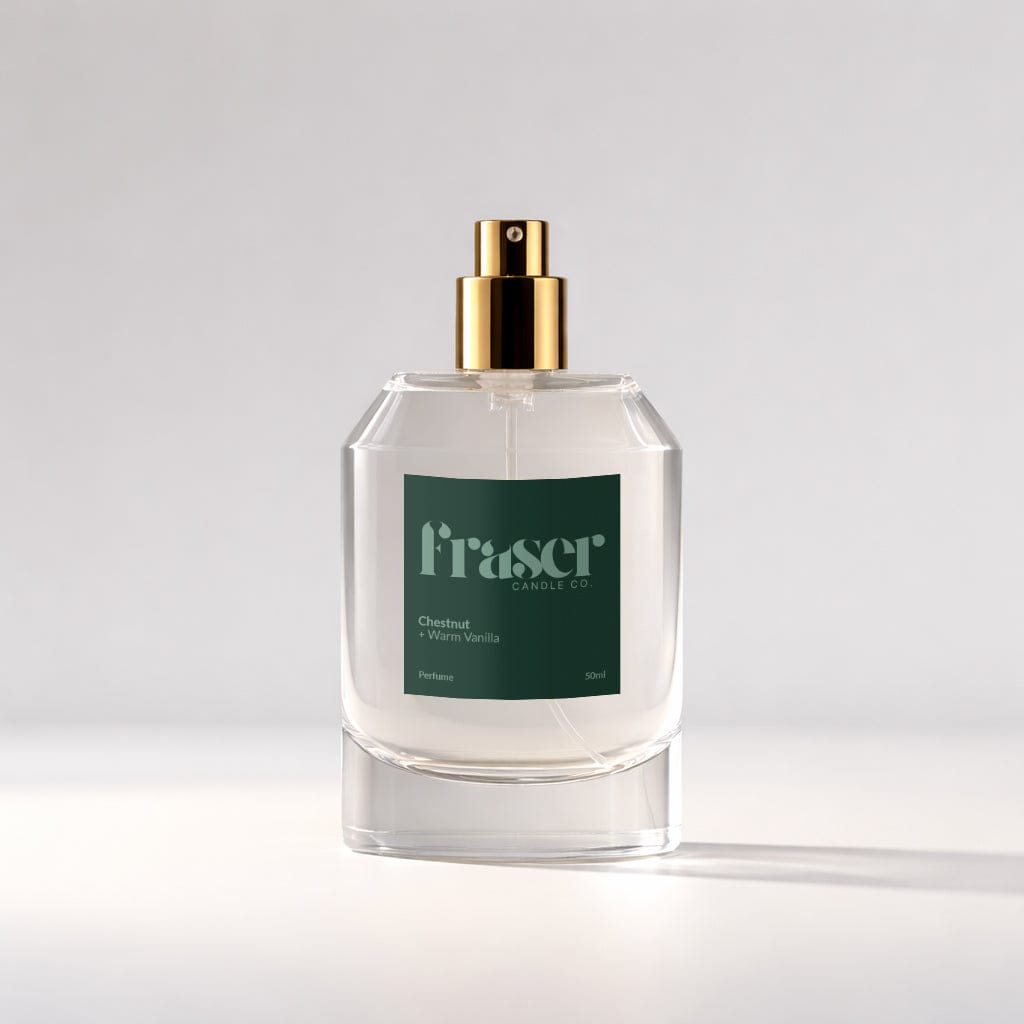 Chestnut + Warm Vanilla Perfume | Luxury Perfumes | Fraser Candle Co.