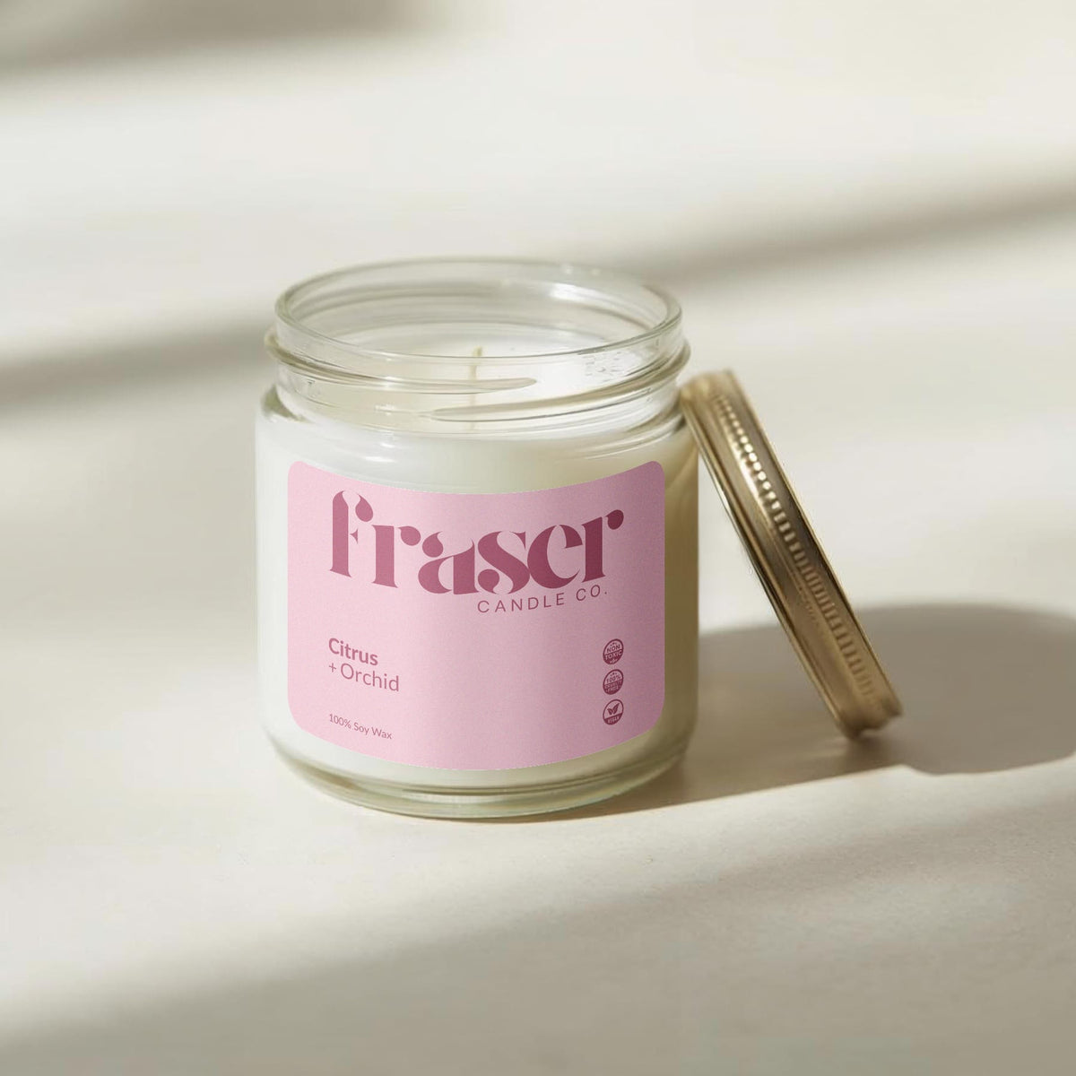 Citrus + Orchid  - Soy Wax Candle (No. 14)