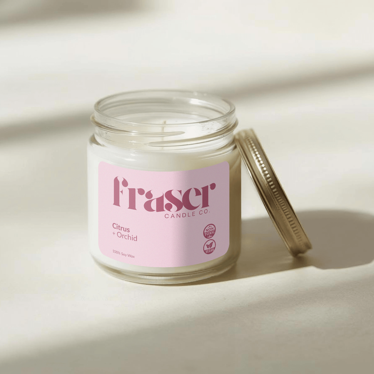 Citrus + Orchid  - Soy Wax Candle (No. 14)