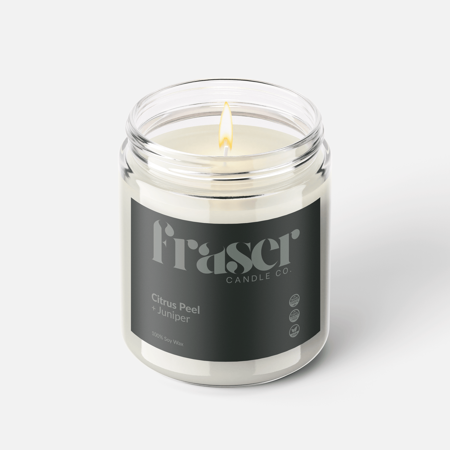Citrus Peel + Juniper - Soy Wax Candle