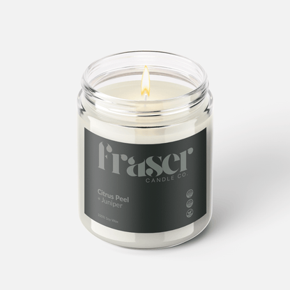 Citrus Peel + Juniper - Soy Wax Candle
