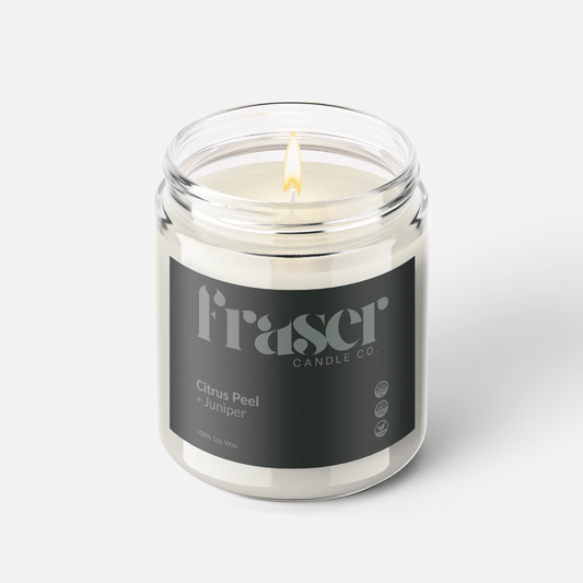 Citrus Peel + Juniper - Soy Wax Candle