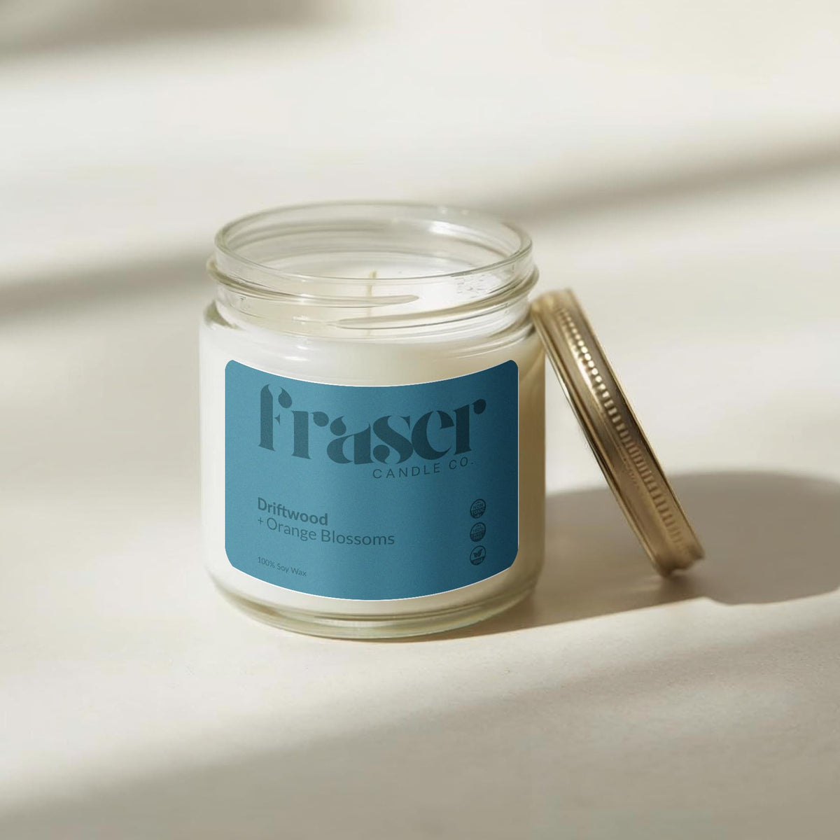 Driftwood + Orange Blossoms - Soy Wax Candle