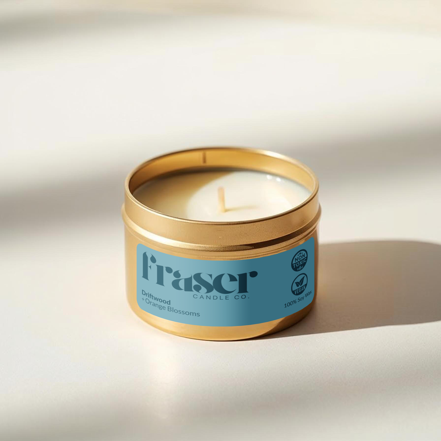 Driftwood + Orange Blossoms - Soy Wax Candle