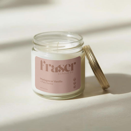 Madagascar Vanilla + Palo Santo - Soy Wax Candle
