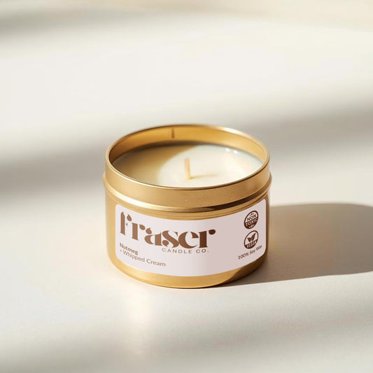 Nutmeg + Whipped Cream - Soy Wax Candle