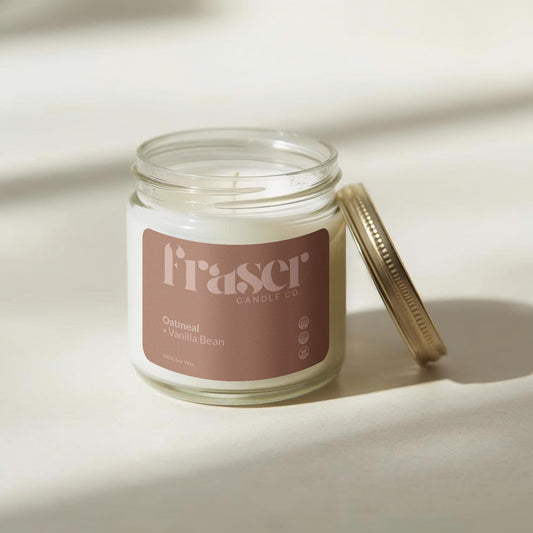 Oatmeal + Vanilla Bean - Soy Wax Candle (Teapot Hill)