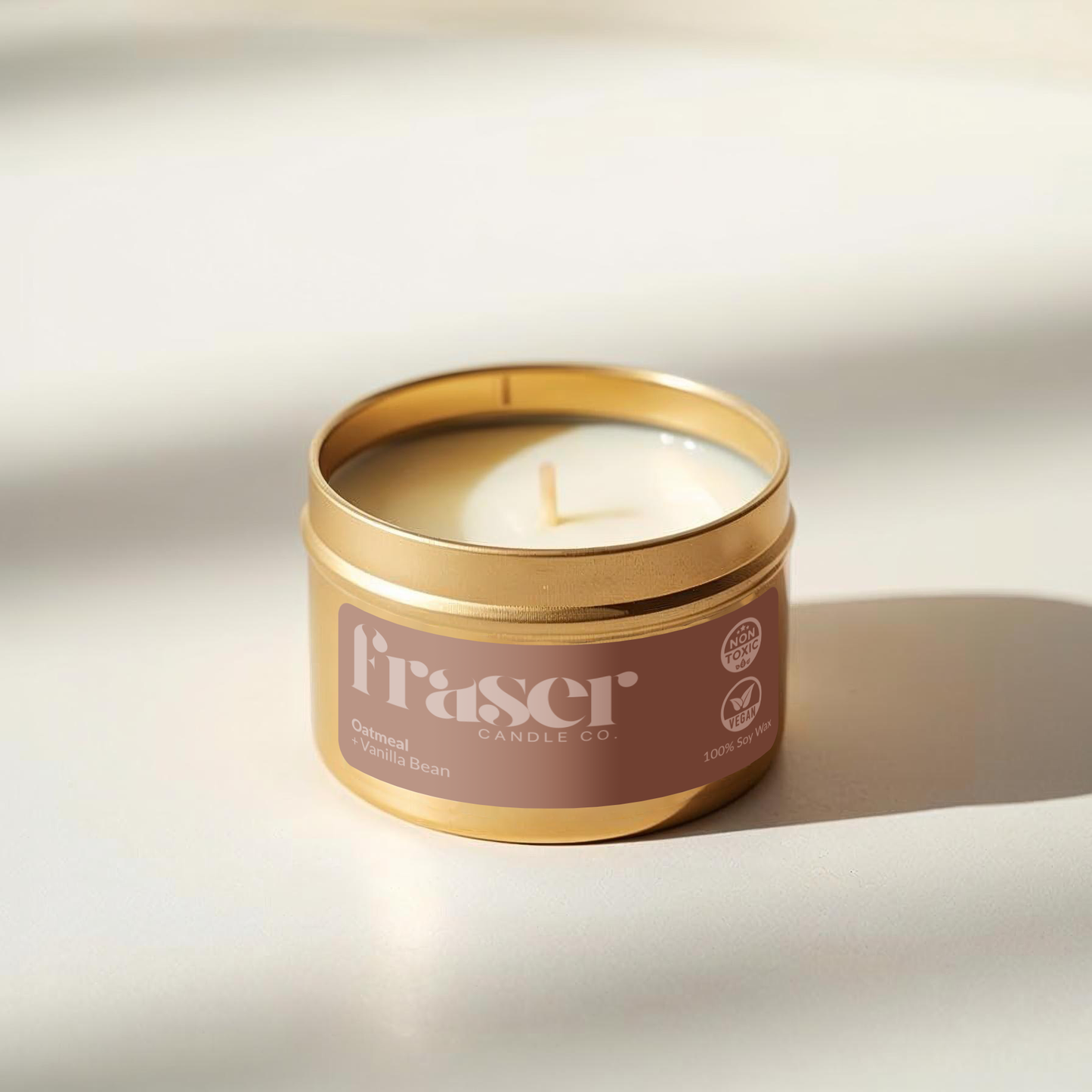 Oatmeal + Vanilla Bean - Soy Wax Candle (Teapot Hill)