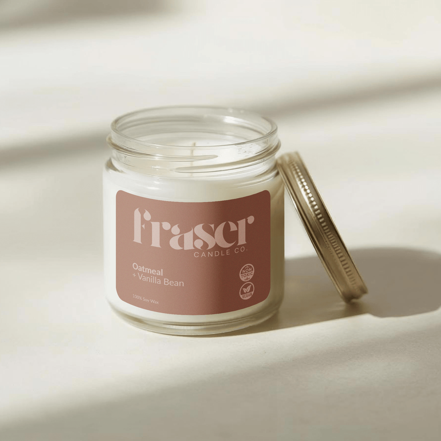 Oatmeal + Vanilla Bean - Soy Wax Candle (Teapot Hill)
