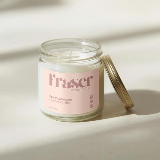 Pink Peppercorn + Spiced Vanilla - Soy Wax Candle (Slesse)
