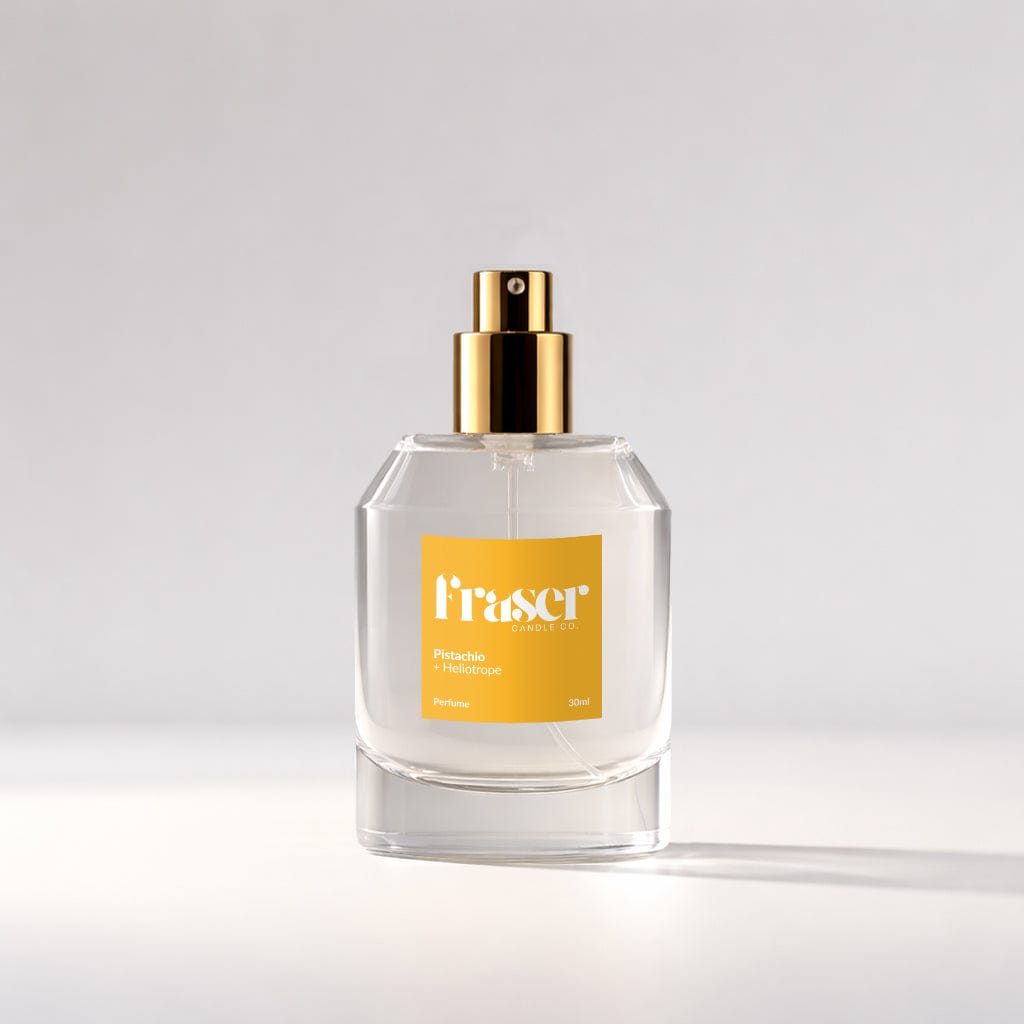 Pistachio + Heliotrope Perfume | Luxury Perfumes | Fraser Candle Co.