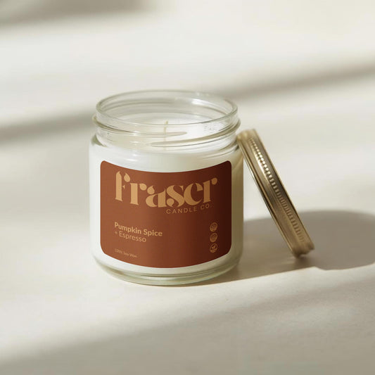 Pumpkin Spice + Espresso - Soy Wax Candle