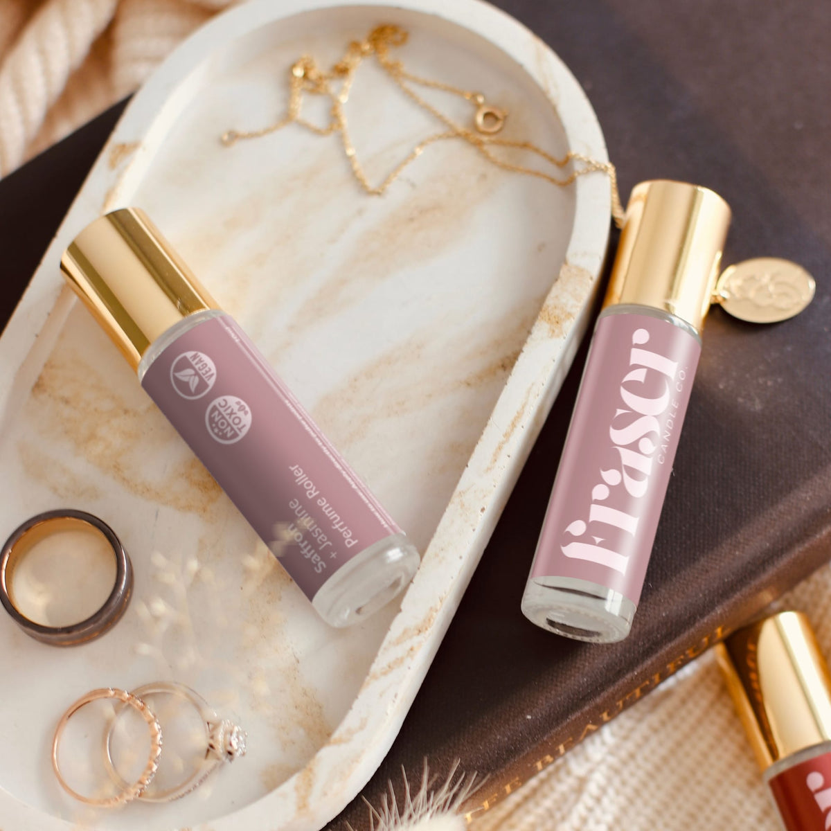 Saffron + Jasmine Perfume Roller (No. 13)