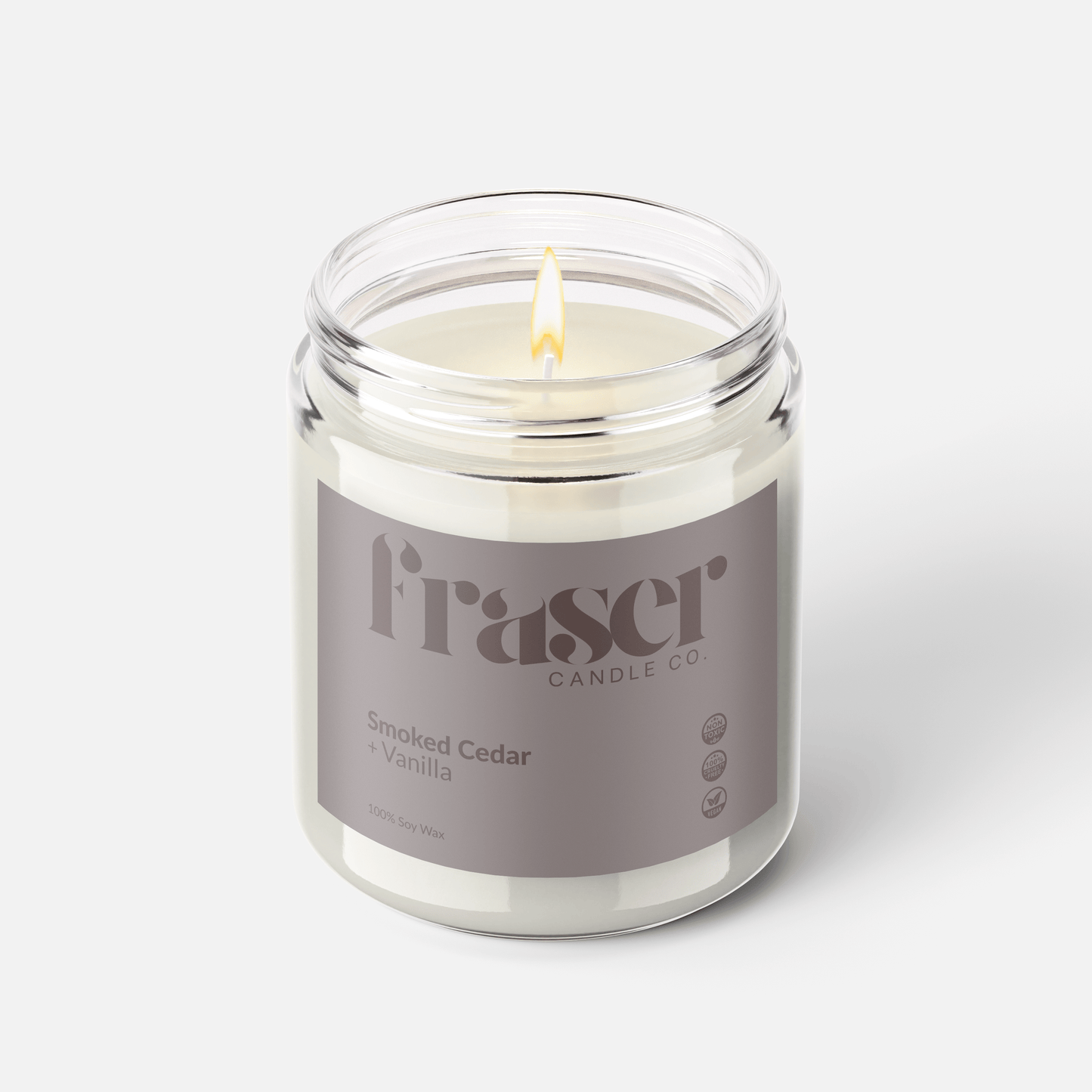 Smoked Cedar + Vanilla - Soy Wax Candle