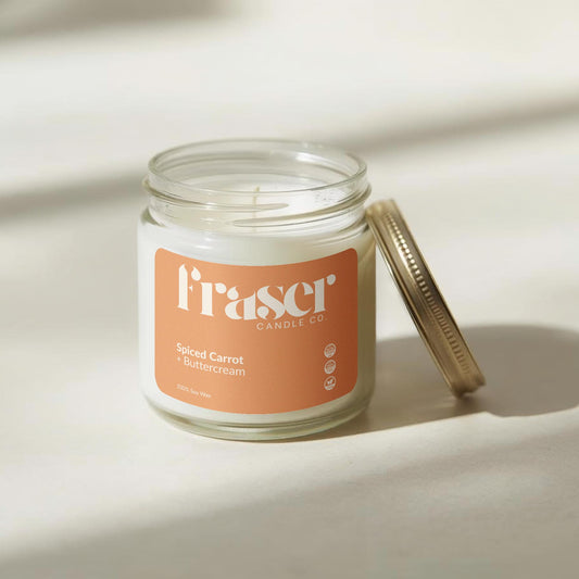 Spiced Carrot + Buttercream - Soy Wax Candle
