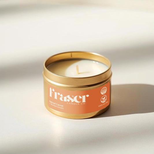 Spiced Carrot + Buttercream - Soy Wax Candle